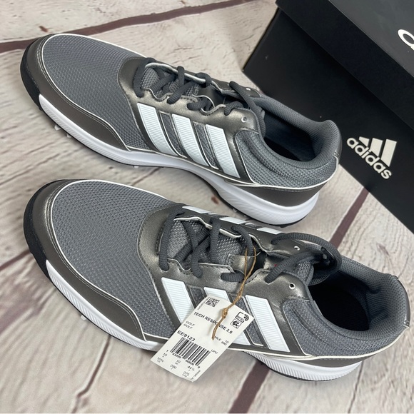 ADIDAS NEW Tech Response 2.0 EE9123 men’s silver grey white golf shoes size 10.5 - Picture 6 of 11